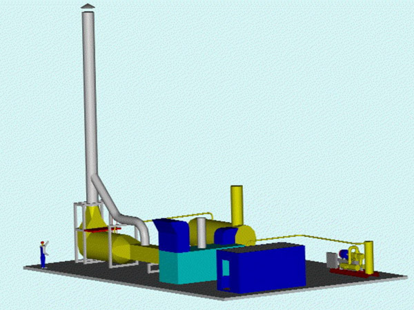 Gas turbine cogeneration as a high efficiency energy source for the modernization of an existing industrial thermal plant