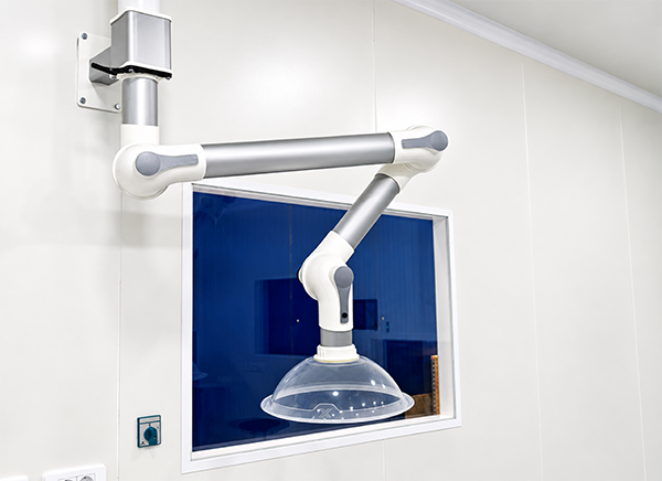 Fumex ME 75 articulated extraction arm